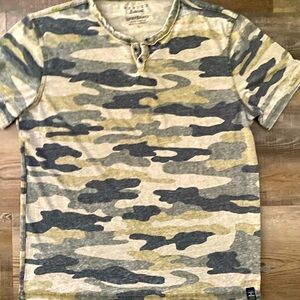 Lucky Brand Camouflage Short Sleeve Tee